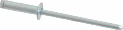 Open End Blind Rivet: Size 46, Dome Head, Steel Body, Steel Mandrel