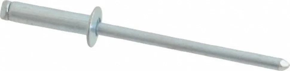Open End Blind Rivet: Size 46, Dome Head, Steel Body, Steel Mandrel