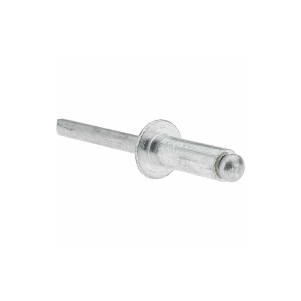 Open End Blind Rivet: Size 88, Dome Head, Aluminum Body, Aluminum Mandrel