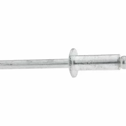 Open End Blind Rivet: Size 88, Dome Head, Aluminum Body, Aluminum Mandrel