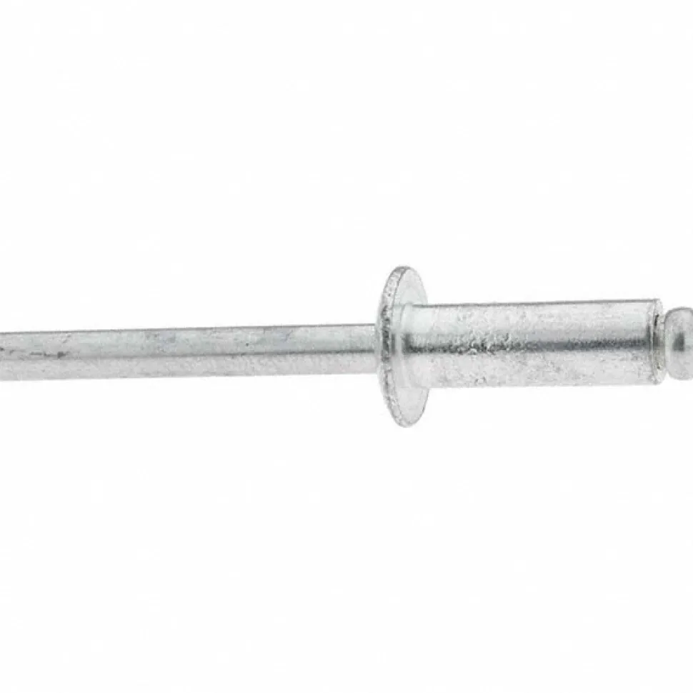 Open End Blind Rivet: Size 88, Dome Head, Aluminum Body, Aluminum Mandrel
