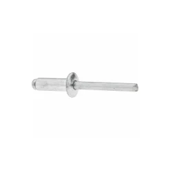 Open End Blind Rivet: Size 88, Dome Head, Aluminum Body, Aluminum Mandrel