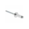 Open End Blind Rivet: Size 66, Dome Head, Aluminum Body, Steel Mandrel