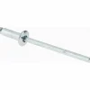 Open End Blind Rivet: Size 44, Dome Head, Steel Body, Steel Mandrel