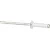 Open End Blind Rivet: Size 46, Dome Head, Aluminum Body, Aluminum Mandrel