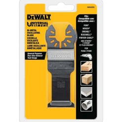 1-1/4" Oscillating Tool Blade: Metal, For Use With Wood With Nails