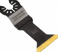 1-3/4" Oscillating Tool Blade: Titanium, For Use With Wood With Nails