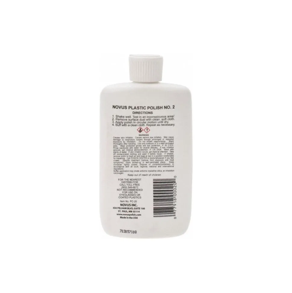 8 Ounce Bottle Scratch Remover for Plastic