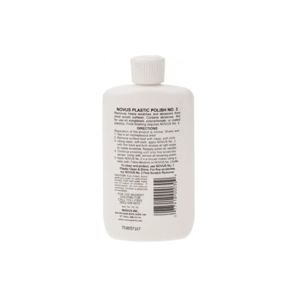 8 Ounce Bottle Scratch Remover for Plastic