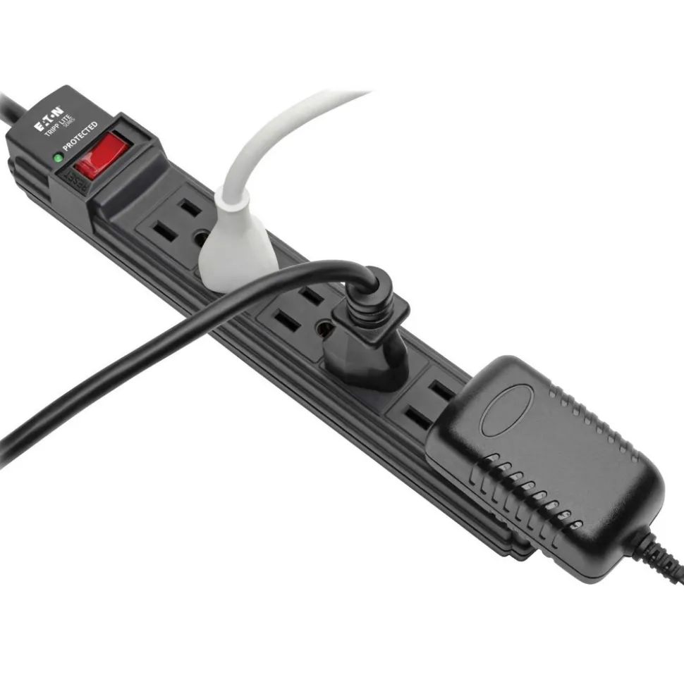 6 Outlets, 120 VAC15 Amps, 6' Cord, Power Outlet Strip
