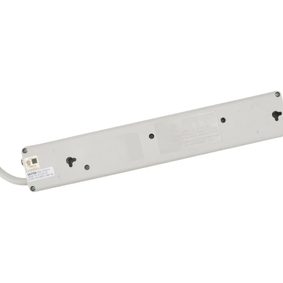 6 Outlets, 120 Volts, 15 Amps, 15' Cord, Power Outlet Strip