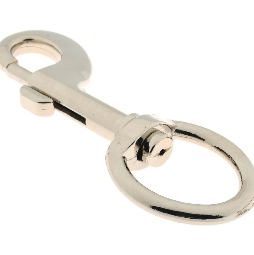 Oval Swivel Eye Bolt Snap: 110 lb Load Capacity