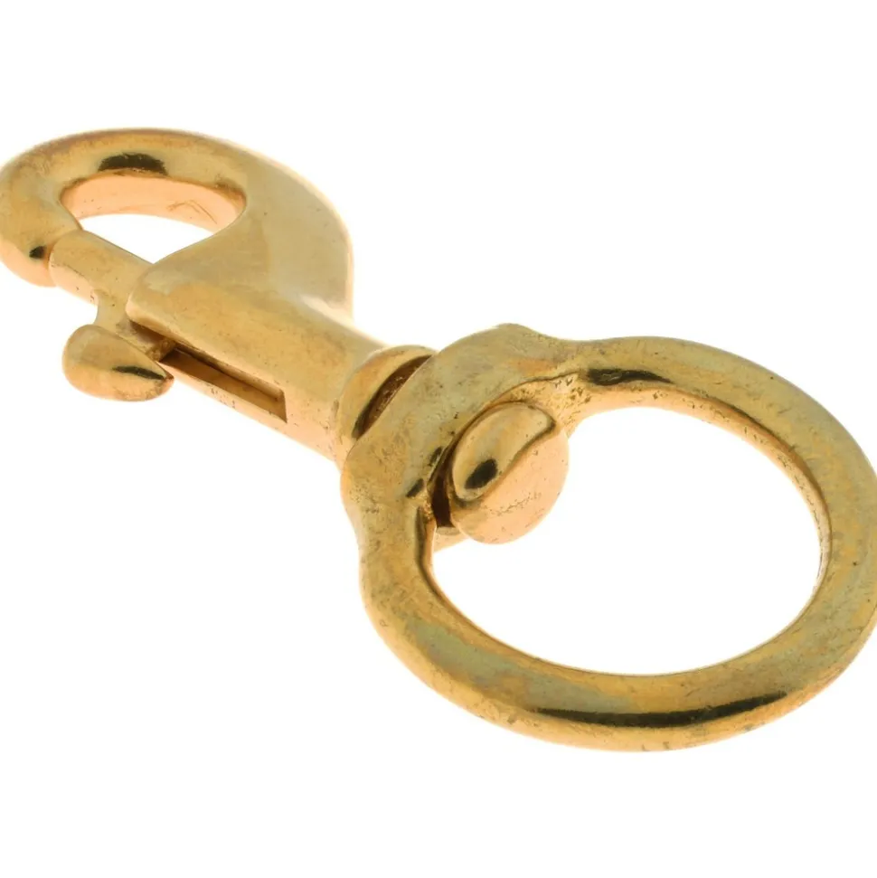 Oval Swivel Eye Bolt Snap: 80 lb Load Capacity