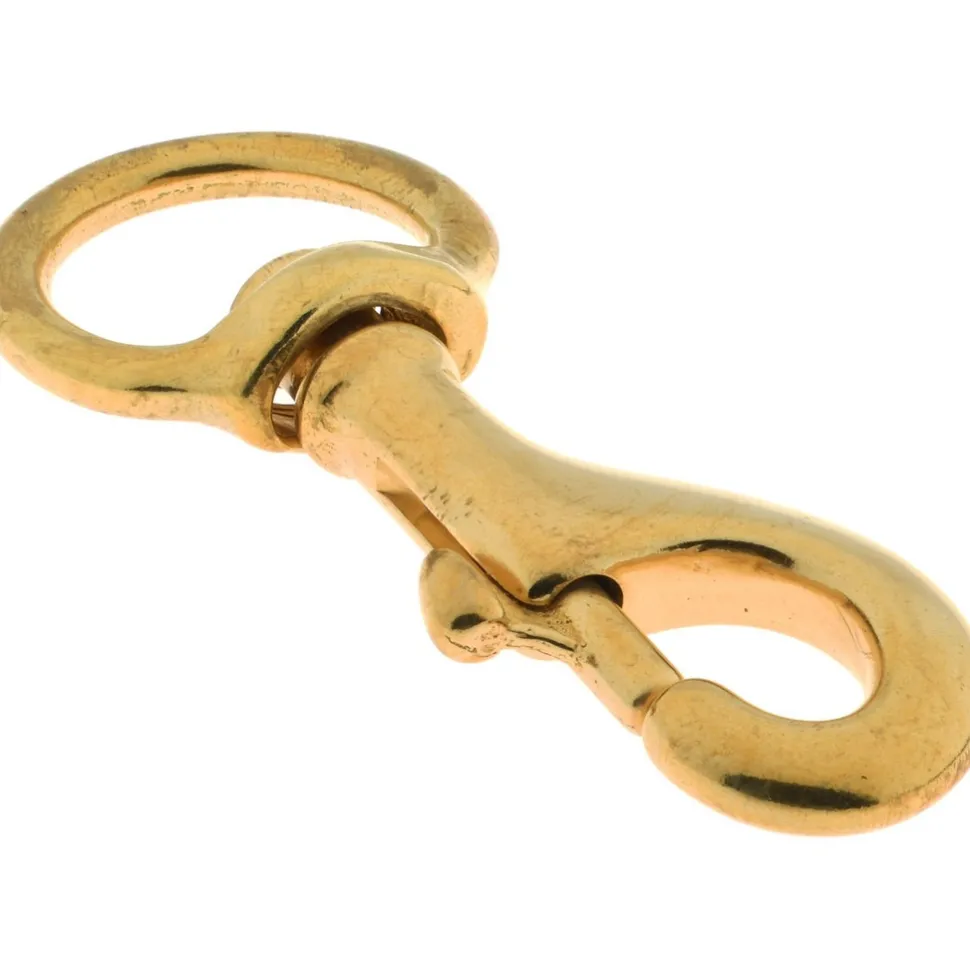 Oval Swivel Eye Bolt Snap: 80 lb Load Capacity