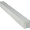 Oversized Key Stock: 1" High, 1" Wide, 12" Long, Steel, Zinc-Plated