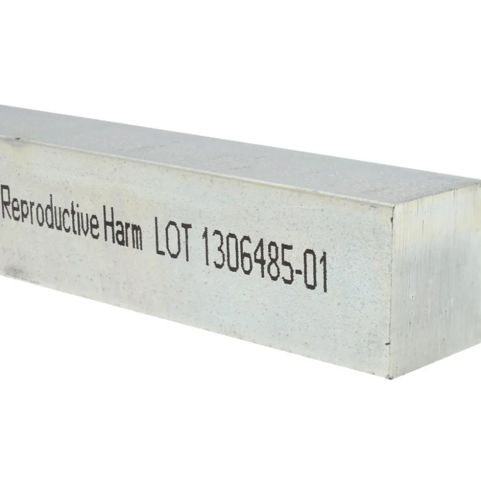 Oversized Key Stock: 1" High, 1" Wide, 12" Long, Steel, Zinc-Plated