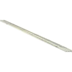 Oversized Key Stock: 1/8" High, 1/8" Wide, 12" Long, Steel, Zinc-Plated