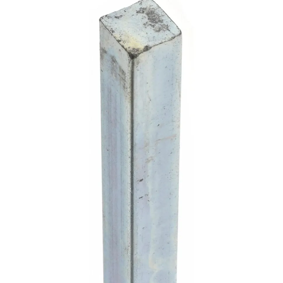 Oversized Key Stock: 7/8" High, 7/8" Wide, 12" Long, Steel, Zinc-Plated