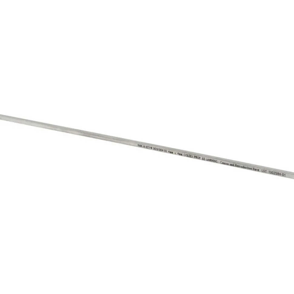 Oversized Key Stock: 12" Long, 18-8 Stainless Steel