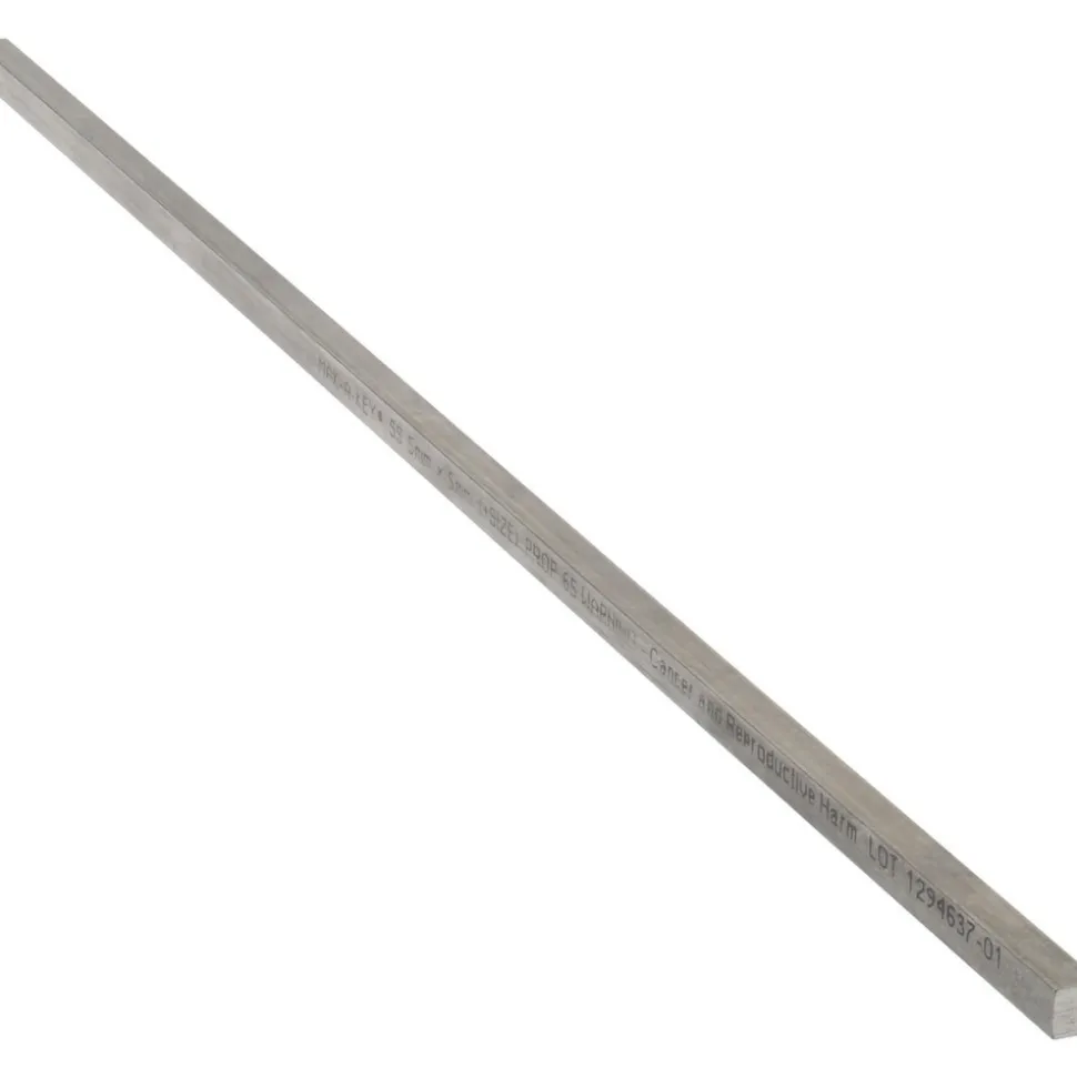 Oversized Key Stock: 12" Long, 18-8 Stainless Steel
