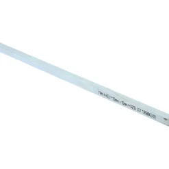 Oversized Key Stock: 12" Long, Steel, Zinc-Plated