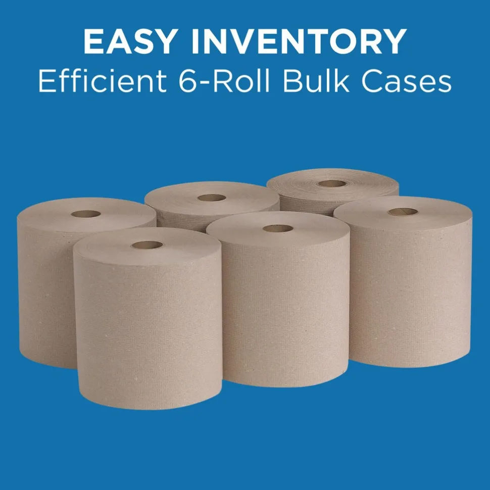 Pacific Blue Basic Recycled Hardwound Paper Towel Roll (Previously Envision), Brown