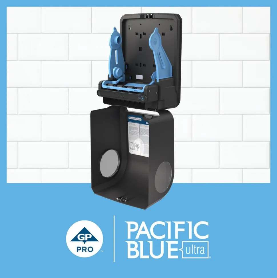 Pacific Blue Ultra Automated High-Capacity Paper Towel Dispenser, Black
