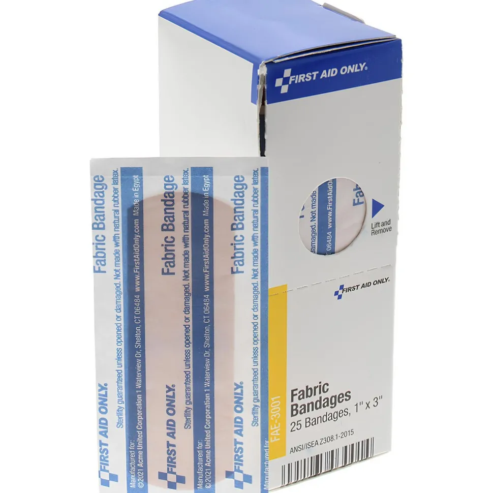 Pack of (25) 1-1/2" Long x 1-7/8" Wide, General Purpose Wound Care