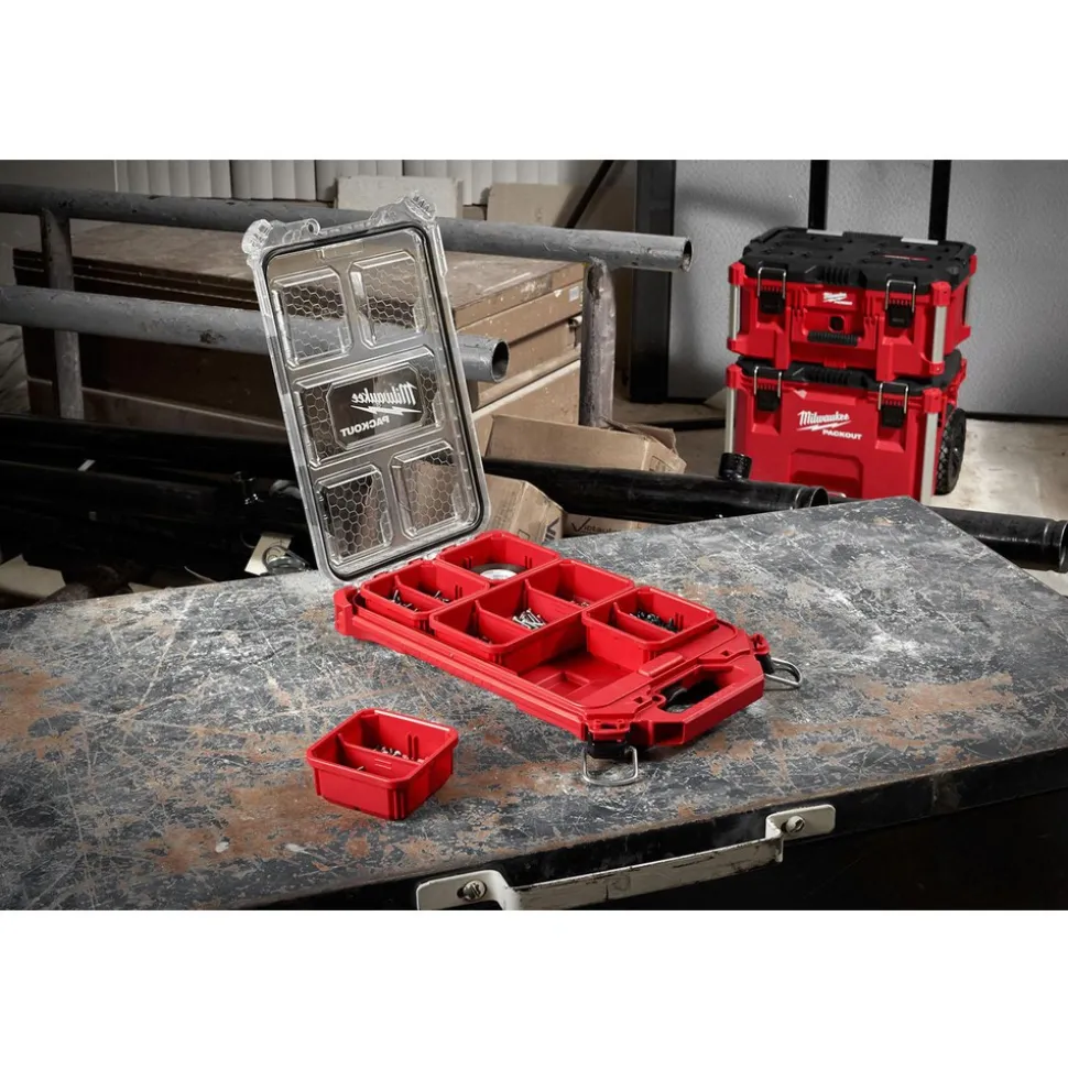 PACKOUT™ Compact Low-Profile Organizer: 2.5" High, 16.2" Long, 9.8" Wide