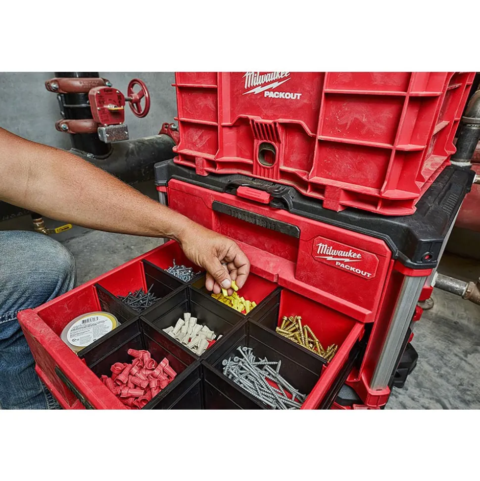 PACKOUT™ 2-Drawer Tool Box: 14.3" High, 16.3" Long, 22.2" Wide