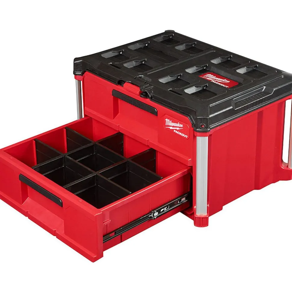 PACKOUT™ 2-Drawer Tool Box: 14.3" High, 16.3" Long, 22.2" Wide