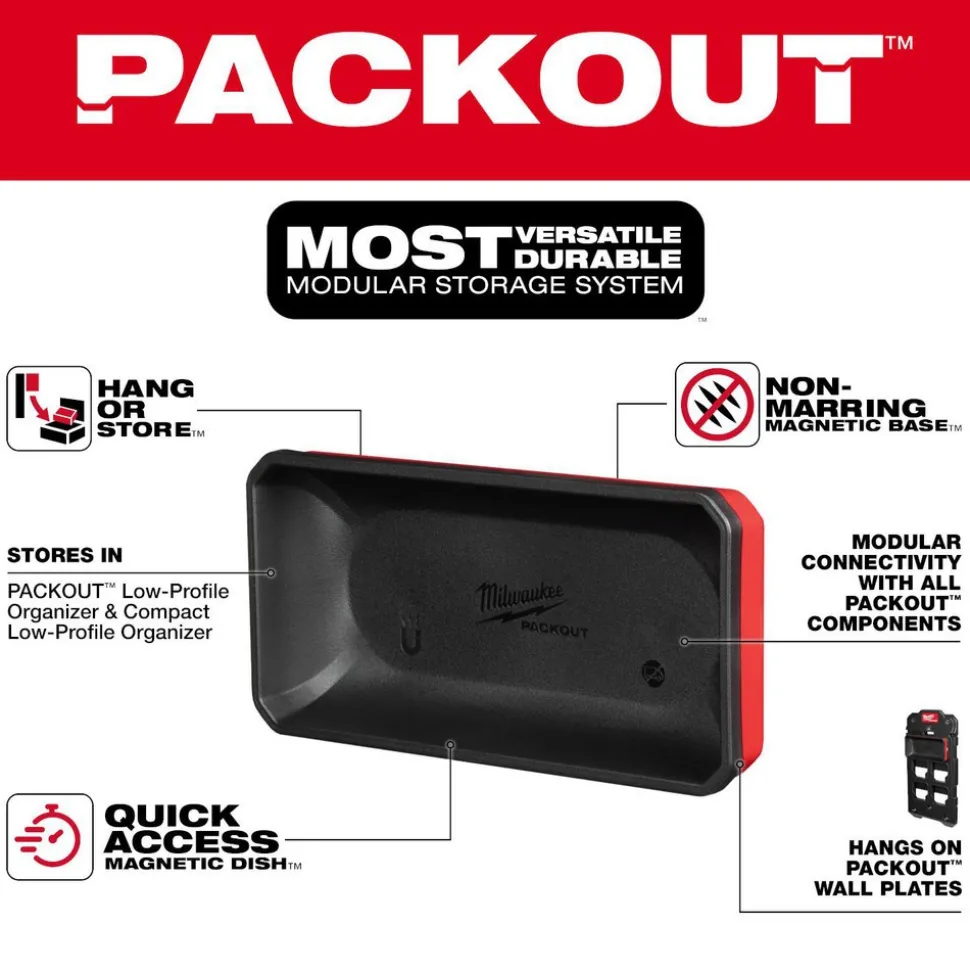 PACKOUT™ Large Magnetic Bin: 2" High, 4" Long, 8" Wide