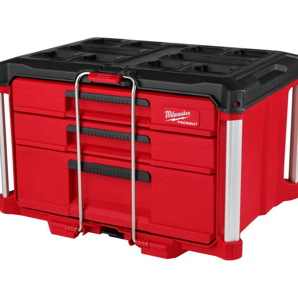 PACKOUT™ Multi-Depth 3-Drawer Tool Box: 14.3" High, 16.3" Long, 22.2" Wide