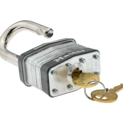 Padlock: Laminated Steel, Keyed Alike, 2" Wide