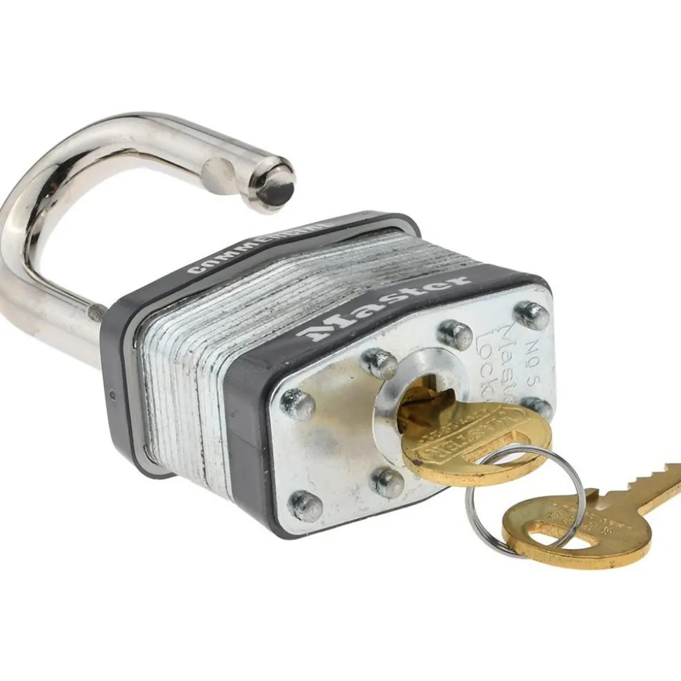Padlock: Laminated Steel, Keyed Alike, 2" Wide
