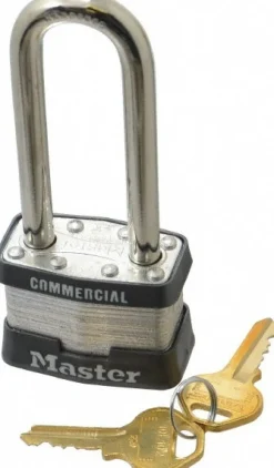 Padlock: Laminated Steel, Keyed Alike, 1-3/4" Wide