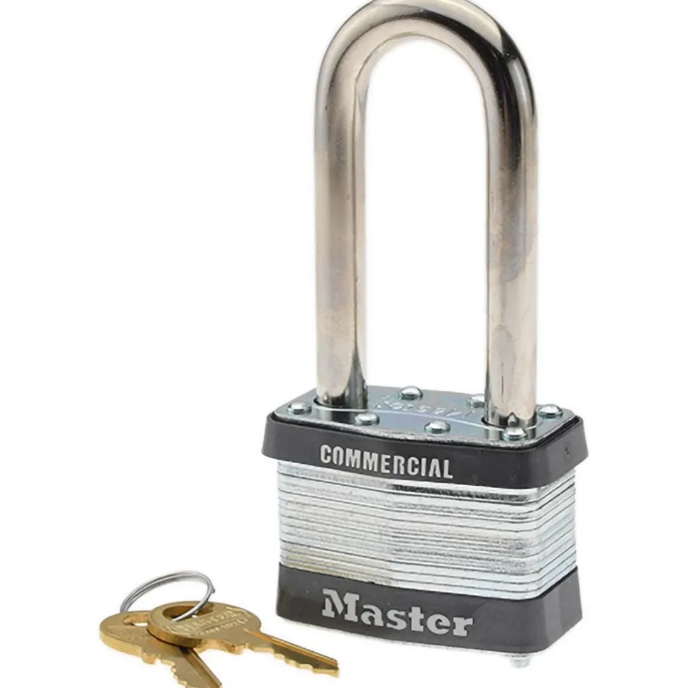 Padlock: Laminated Steel, Keyed Different, 2" Wide