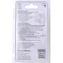 Padlock: Stainless Steel, Keyed Alike, 2-3/4" Wide