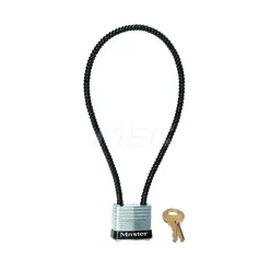 Padlock: Steel, Keyed Different, 1-1/8" Wide