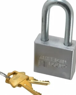 Padlock: Steel, Keyed Different, 2" Wide