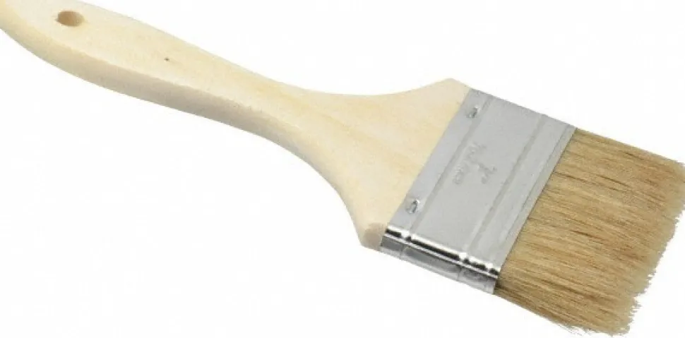 Paint Brush: 3" Wide, Hog, Natural Bristle