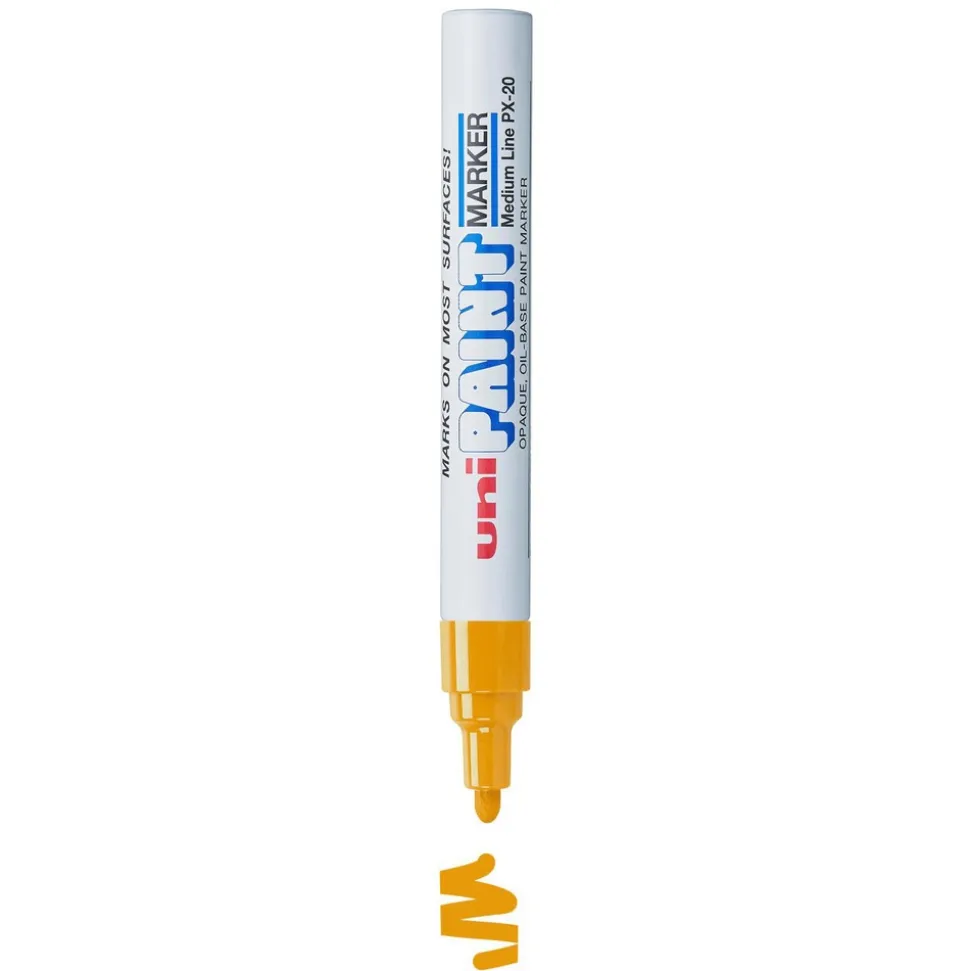 Paint Pen: Orange, Oil Base, Bullet Tip