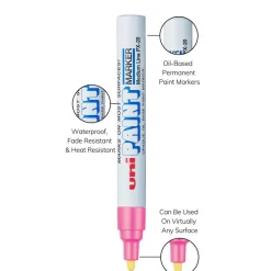 Paint Pen: Pink, Oil Base, Bullet Tip