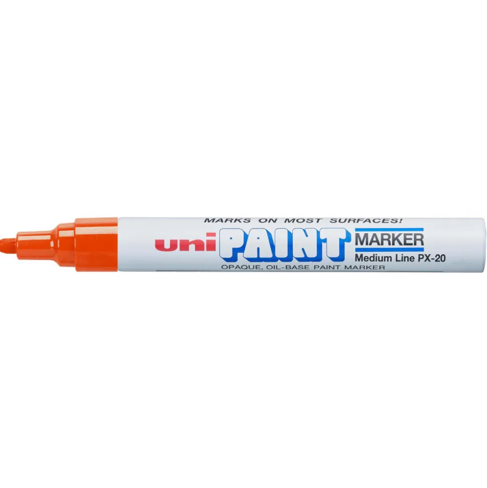 Paint Pen: Red, Oil Base, Bullet Tip