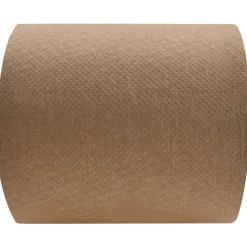 Paper Towels: Hard Roll, 6 Rolls per Case, Roll, 1 Ply, Natural, Recycled Fiber