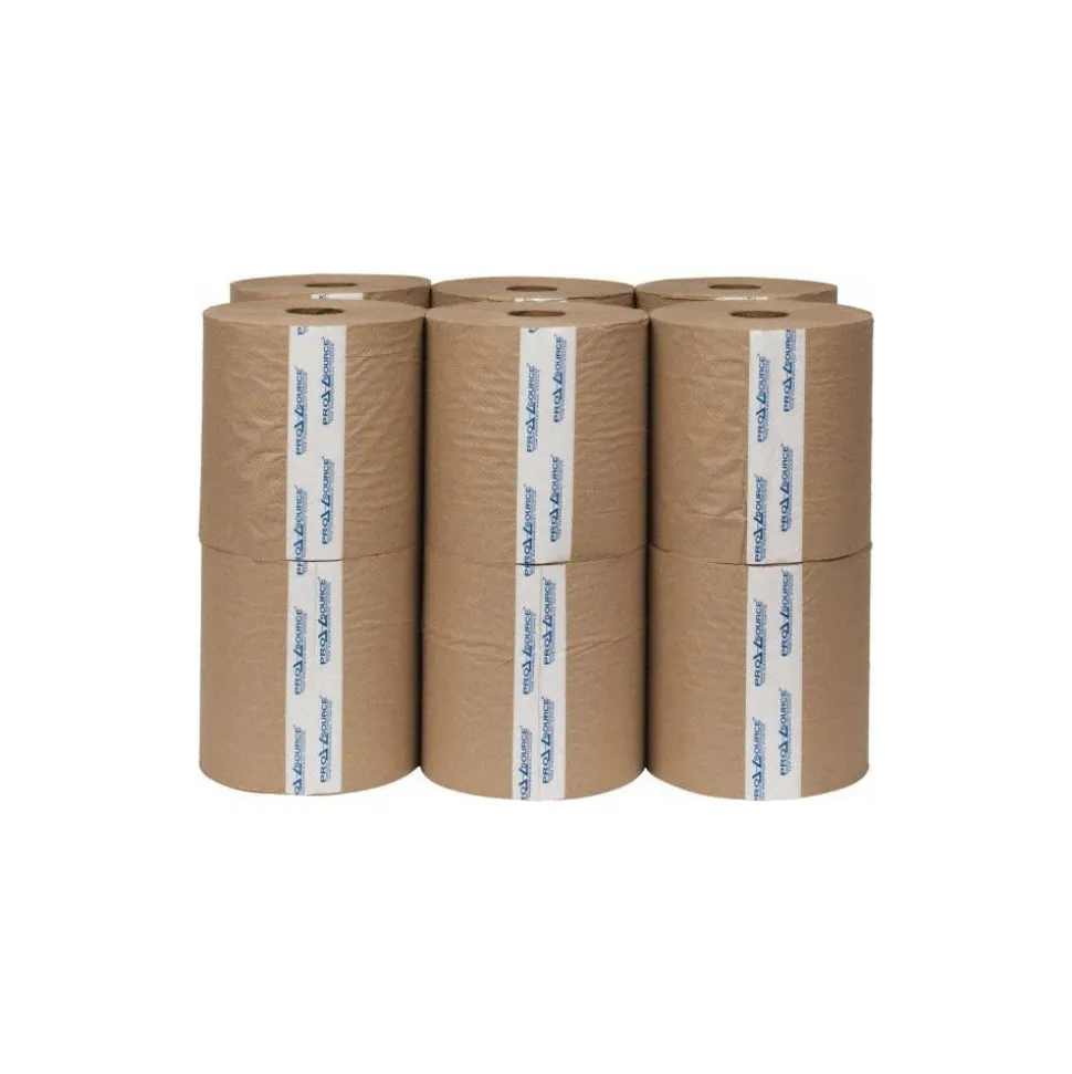 Paper Towels: Hard Roll, 12 Rolls, 1 Ply