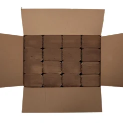 Paper Towels: Single Fold, Pack, 1 Ply, Natural, Recycled Fiber