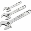 3 Pc 6", 8" & 10" Adjustable Wrench Set