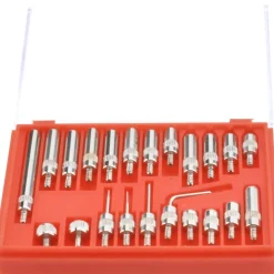 22 Pc Ball, Bent Stem, Conical & Flat Point Drop Indicator Point Kit