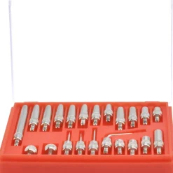 22 Pc Ball, Bent Stem, Conical & Flat Point Drop Indicator Point Kit